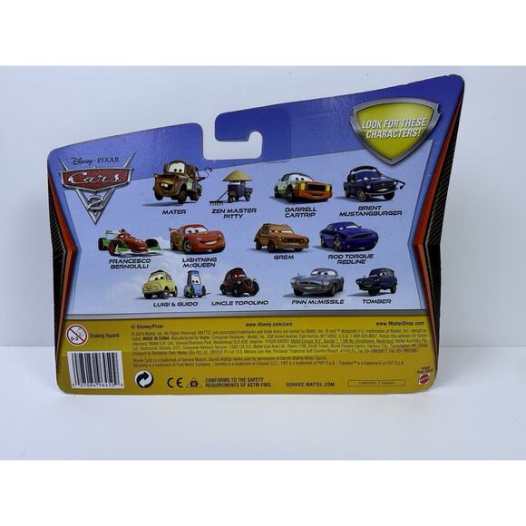 NIB Disney Pixar Cars 2 Race Team Mater & Zen Master Pitty 1:55 Diecast Car Set - Picture 8 of 8
